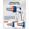 image:imageVEVOR PEX Pipe Expander Tool Kit Manual Tubing Expansion Tool for 38 12 34 1 PEX Pipes  with 4 Expanding Heads Pipe Cutter amp Carrying Case for Radiant Heating amp Water Plumbing System