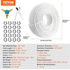 image:imageVEVOR PEXALPEX Tube 984ft 58 Diameter AluminumPlastic Composite Pipe Oxygen Barrier Radiant Floor PEX Pipe 008 Thickness Radiant Heat Floor Plumbing Inner Aluminum Layer PEX Tubing Pipe656Ft