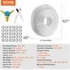 image:imageVEVOR PEXALPEX Tube 984ft 58 Diameter AluminumPlastic Composite Pipe Oxygen Barrier Radiant Floor PEX Pipe 008 Thickness Radiant Heat Floor Plumbing Inner Aluminum Layer PEX Tubing Pipe984Ft