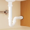 image:imageVEVOR PTrap 112 Inch P Trap Sink Drain Pipe Kit with Threaded Adapter and TPU LeakResistant Washers PP Plastic Pipe Basin Waste Kit Under Sink Plumbing for Kitchen Bathroom Sewer Drain White