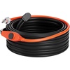 image:imageVEVOR Pipe Heating Cable 24FT 7WFT Heat Tape for Pipes with Builtin Thermostat Water Pipe Heat Cable Protects PVC Hose Metal and Plastic Pipe from Freezing60FT