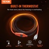 image:imageVEVOR Pipe Heating Cable 24FT 7WFT Heat Tape for Pipes with Builtin Thermostat Water Pipe Heat Cable Protects PVC Hose Metal and Plastic Pipe from Freezing30FT