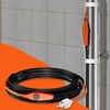 image:imageVEVOR Pipe Heating Cable 24FT 7WFT Heat Tape for Pipes with Builtin Thermostat Water Pipe Heat Cable Protects PVC Hose Metal and Plastic Pipe from Freezing24FT