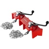 image:imageVEVOR Pipe Welding Vise 12 to 8 Pipe Welding Clamp with Dual Chains amp Crank Handles HeavyDuty Cast Iron Welding Vise for a Variety of Pipes