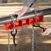 image:imageVEVOR Pipe Welding Vise 12 to 8 Pipe Welding Clamp with Dual Chains amp Crank Handles HeavyDuty Cast Iron Welding Vise for a Variety of Pipes