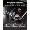 image:imageVEVOR Professional Brake Line Flaring Tool 45 Degree Double Flare Bubble Flare Tool Kit for 316 14 516 38 Copper Aluminum Thin Steel Tubes45  37 Degree