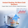 image:imageVEVOR RV Tankless Water Heater 65000 BTU Instant Shower with 15 x 15 in White Door and Remote Controller Ideal for RVers Family Everyday Use
