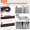 image:imageVEVOR Rain Gutter Downspout Extensions 2Pack Flexible Downspout Extender Down Spout Drain Extension Extendable from 22 to 63 Gutter Extensions with Adapters for Rainwater Drainage WhiteBrown2Pack