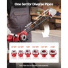 image:imageVEVOR Ratchet Pipe Threader Kit with 3 Dies 12 NPT 34 NPT 1 NPT Ratcheting Pipe Threading Tool Portable Pipe Threader Set with Storage Case for Plumbing Installation and Repair12  2