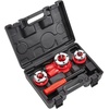 image:imageVEVOR Ratchet Pipe Threader Kit with 3 Dies 12 NPT 34 NPT 1 NPT Ratcheting Pipe Threading Tool Portable Pipe Threader Set with Storage Case for Plumbing Installation and Repair12  1