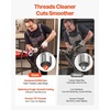 image:imageVEVOR Ratchet Pipe Threader Kit with 3 Dies 12 NPT 34 NPT 1 NPT Ratcheting Pipe Threading Tool Portable Pipe Threader Set with Storage Case for Plumbing Installation and Repair12  114