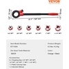 image:imageVEVOR Ratchet Pipe Threader Kit with 3 Dies 12 NPT 34 NPT 1 NPT Ratcheting Pipe Threading Tool Portable Pipe Threader Set with Storage Case for Plumbing Installation and Repair14  114