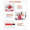 image:imageVEVOR Ratchet Pipe Threader Kit with 3 Dies 12 NPT 34 NPT 1 NPT Ratcheting Pipe Threading Tool Portable Pipe Threader Set with Storage Case for Plumbing Installation and Repair12  114