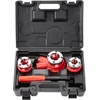 image:imageVEVOR Ratchet Pipe Threader Kit with 3 Dies 12 NPT 34 NPT 1 NPT Ratcheting Pipe Threading Tool Portable Pipe Threader Set with Storage Case for Plumbing Installation and Repair12  1