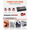 image:imageVEVOR Ratchet Pipe Threader Kit with 3 Dies 12 NPT 34 NPT 1 NPT Ratcheting Pipe Threading Tool Portable Pipe Threader Set with Storage Case for Plumbing Installation and Repair12  1