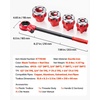 image:imageVEVOR Ratchet Pipe Threader Kit with 3 Dies 12 NPT 34 NPT 1 NPT Ratcheting Pipe Threading Tool Portable Pipe Threader Set with Storage Case for Plumbing Installation and Repair12  114