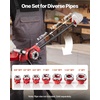 image:imageVEVOR Ratchet Pipe Threader Kit with 3 Dies 12 NPT 34 NPT 1 NPT Ratcheting Pipe Threading Tool Portable Pipe Threader Set with Storage Case for Plumbing Installation and Repair38  2
