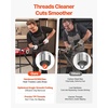 image:imageVEVOR Ratchet Pipe Threader Kit with 3 Dies 12 NPT 34 NPT 1 NPT Ratcheting Pipe Threading Tool Portable Pipe Threader Set with Storage Case for Plumbing Installation and Repair38  2