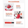 image:imageVEVOR Ratchet Pipe Threader Kit with 3 Dies 12 NPT 34 NPT 1 NPT Ratcheting Pipe Threading Tool Portable Pipe Threader Set with Storage Case for Plumbing Installation and Repair38  2