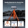 image:imageVEVOR Roller Stand Heavy Duty 2500 LBS Load Capacity Tool Stand  2852 Height Adjustable  Foldable SpaceSaving Design  for Woodworking and Metalworking Long Boards Metal Pipes or BarsHeavy Duty Roller Stand