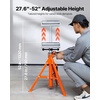 image:imageVEVOR Roller Stand Heavy Duty 2500 LBS Load Capacity Tool Stand  2852 Height Adjustable  Foldable SpaceSaving Design  for Woodworking and Metalworking Long Boards Metal Pipes or BarsHeavy Duty Roller Stand