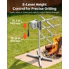 image:imageVEVOR Rotisserie Grill 56in Electric Rotisserie Grill Kit 8 Level Height BBQ Grills Rotisseries Kit with 132 lbs Load Capacity Asador de Puerco Stainless Steel Automatic Grilling Kits for Parties