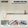 image:imageVEVOR SelfRegulating Pipe Heating Cable 6feet 5Wft Heat Tape for Pipes Freeze Protection Protects PVC Hose Metal and Plastic Pipe from Freezing 120V24 Feet