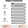 image:imageVEVOR SelfRegulating Pipe Heating Cable 80FT 5WFT Heat Tape for Pipes Roof Snow Melting Deicing Gutter and Pipe Freeze Protection100FT