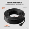 image:imageVEVOR SelfRegulating Pipe Heating Cable 80FT 5WFT Heat Tape for Pipes Roof Snow Melting Deicing Gutter and Pipe Freeze Protection120FT