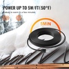 image:imageVEVOR SelfRegulating Pipe Heating Cable 80FT 5WFT Heat Tape for Pipes Roof Snow Melting Deicing Gutter and Pipe Freeze Protection12FT