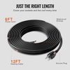 image:imageVEVOR SelfRegulating Pipe Heating Cable 80FT 5WFT Heat Tape for Pipes Roof Snow Melting Deicing Gutter and Pipe Freeze Protection12FT