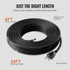 image:imageVEVOR SelfRegulating Pipe Heating Cable 80FT 5WFT Heat Tape for Pipes Roof Snow Melting Deicing Gutter and Pipe Freeze Protection24FT