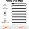 image:imageVEVOR SelfRegulating Pipe Heating Cable 80FT 5WFT Heat Tape for Pipes Roof Snow Melting Deicing Gutter and Pipe Freeze Protection24FT