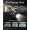 image:imageVEVOR Sewer Camera 656FT Snake Cam with DVR Video Pipe Inspection Equipment 43 inch LCD Screen Industrial Borescope Endoscope Waterproof IP68 with LED Lights for Duct HAVC Drain Pipe Plumbing66ft20m