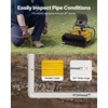 image:imageVEVOR Sewer Camera 656FT Snake Cam with DVR Video Pipe Inspection Equipment 43 inch LCD Screen Industrial Borescope Endoscope Waterproof IP68 with LED Lights for Duct HAVC Drain Pipe Plumbing66ft20m