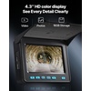 image:imageVEVOR Sewer Camera 656FT Snake Cam with DVR Video Pipe Inspection Equipment 43 inch LCD Screen Industrial Borescope Endoscope Waterproof IP68 with LED Lights for Duct HAVC Drain Pipe Plumbing164ft50m