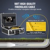 image:imageVEVOR Sewer Camera with 512Hz Locator 100ft Inspection Camera with 7 Screen amp DVR Function IP68 Camera with 12 Adjustable LEDs A 16 GB SD Card for Sewer Line Home Duct Drain Pipe Plumbing98ft30m