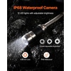 image:imageVEVOR Sewer Camera with 512Hz Locator 100ft Inspection Camera with 7 Screen amp DVR Function IP68 Camera with 12 Adjustable LEDs A 16 GB SD Card for Sewer Line Home Duct Drain Pipe Plumbing100ft