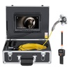 image:imageVEVOR Sewer Camera with 512Hz Locator 100ft Inspection Camera with 7 Screen amp DVR Function IP68 Camera with 12 Adjustable LEDs A 16 GB SD Card for Sewer Line Home Duct Drain Pipe Plumbing98ft30m