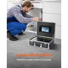 image:imageVEVOR Sewer Camera with 512Hz Locator 100ft Inspection Camera with 7 Screen amp DVR Function IP68 Camera with 12 Adjustable LEDs A 16 GB SD Card for Sewer Line Home Duct Drain Pipe Plumbing100ft