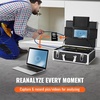 image:imageVEVOR Sewer Camera with 512Hz Locator 100ft Inspection Camera with 7 Screen amp DVR Function IP68 Camera with 12 Adjustable LEDs A 16 GB SD Card for Sewer Line Home Duct Drain Pipe Plumbing165ft50m
