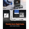 image:imageVEVOR Sewer Camera with 512Hz Locator 100ft Inspection Camera with 7 Screen amp DVR Function IP68 Camera with 12 Adjustable LEDs A 16 GB SD Card for Sewer Line Home Duct Drain Pipe Plumbing100ft