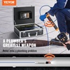 image:imageVEVOR Sewer Camera with 512Hz Locator 100ft Inspection Camera with 7 Screen amp DVR Function IP68 Camera with 12 Adjustable LEDs A 16 GB SD Card for Sewer Line Home Duct Drain Pipe Plumbing100ft