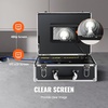 image:imageVEVOR Sewer Camera with 512Hz Locator 100ft Inspection Camera with 7 Screen amp DVR Function IP68 Camera with 12 Adjustable LEDs A 16 GB SD Card for Sewer Line Home Duct Drain Pipe Plumbing100ft