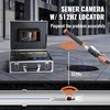 image:imageVEVOR Sewer Camera with 512Hz Locator 100ft Inspection Camera with 7 Screen amp DVR Function IP68 Camera with 12 Adjustable LEDs A 16 GB SD Card for Sewer Line Home Duct Drain Pipe Plumbing131ft40m