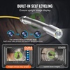 image:imageVEVOR Sewer Camera with 512Hz Locator165 ft50 m SelfLeveling Drain Inspection Camera with 9 1080P HD Screen 36X Zoom Snake Plumbing Camera with Lights12 LED 32GB SD Card for Duct Pipe230ft70m