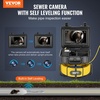 image:imageVEVOR Sewer Camera with 512Hz Locator165 ft50 m SelfLeveling Drain Inspection Camera with 9 1080P HD Screen 36X Zoom Snake Plumbing Camera with Lights12 LED 32GB SD Card for Duct Pipe98ft30m