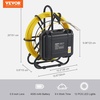 image:imageVEVOR Sewer Camera with 512Hz Locator165 ft50 m SelfLeveling Drain Inspection Camera with 9 1080P HD Screen 36X Zoom Snake Plumbing Camera with Lights12 LED 32GB SD Card for Duct Pipe230ft70m