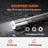 image:imageVEVOR Sewer Camera with 512Hz Locator165 ft50 m SelfLeveling Drain Inspection Camera with 9 1080P HD Screen 36X Zoom Snake Plumbing Camera with Lights12 LED 32GB SD Card for Duct Pipe393ft120m