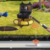 image:imageVEVOR Sewer Camera with 512Hz Locator165 ft50 m SelfLeveling Drain Inspection Camera with 9 1080P HD Screen 36X Zoom Snake Plumbing Camera with Lights12 LED 32GB SD Card for Duct Pipe300ft915m